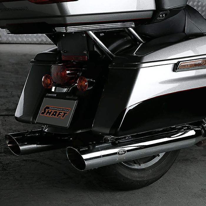 ベルズパフォーマンスマフラー JMCA車検対応 (クローム/スラッシュ