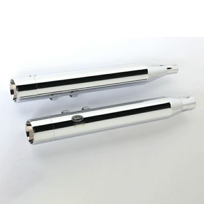 RINEHART(ラインハート) 4インチマフラー クローム/ブラック |ハーレー