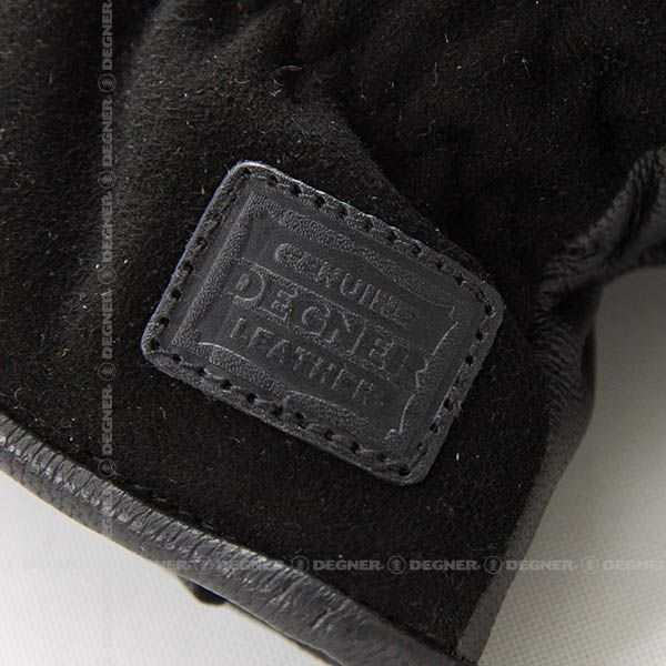DEGNER デグナー ウインター レディース スエードレザーグローブ ブラック 5