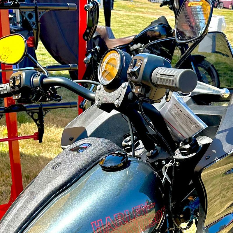 2025以降 ローライダーS/ST 12インチ・プルバックライザー (リンクルブラック)