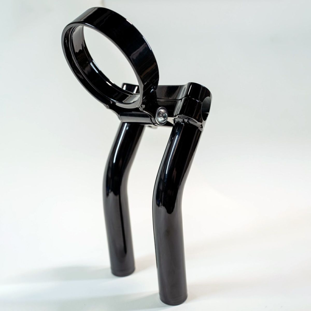 アジャスタブルゲージマウント付 8インチ・プルバックライザー (リンクルブラック)2