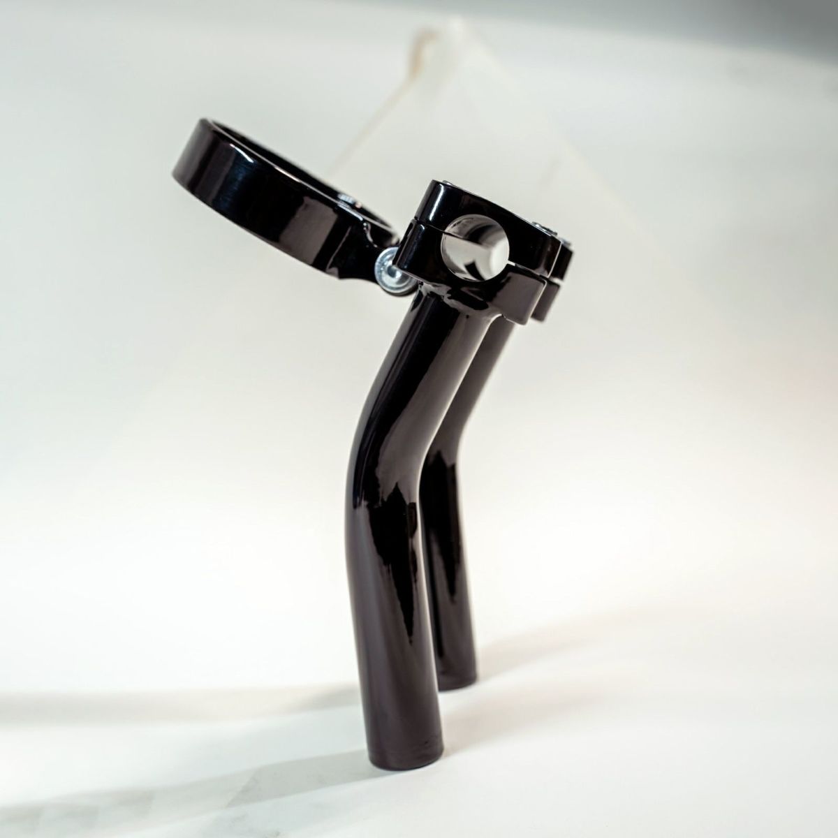 アジャスタブルゲージマウント付 12インチ・プルバックライザー (グロスブラック)3