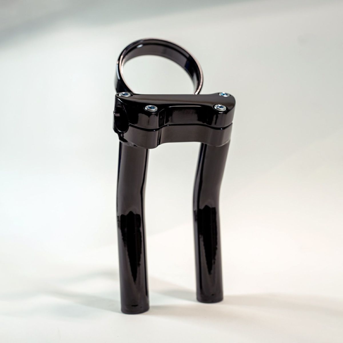 アジャスタブルゲージマウント付 12インチ・プルバックライザー (グロスブラック)7