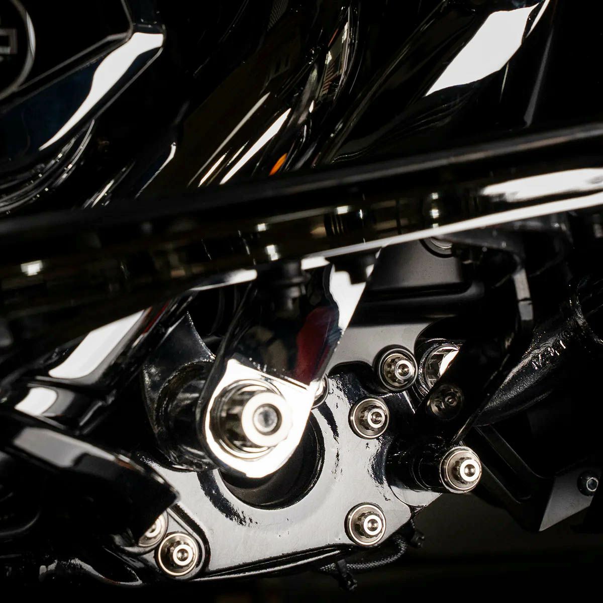 M8 ツーリング フットペグマウント Bitchin ボルトキット シルバー TRASK Performance （トラスク パフォーマンス） 2