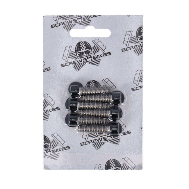 M8 ソフテイル トランスミッショントップカバー ボルトセット ブラック Screws4Bikes 2