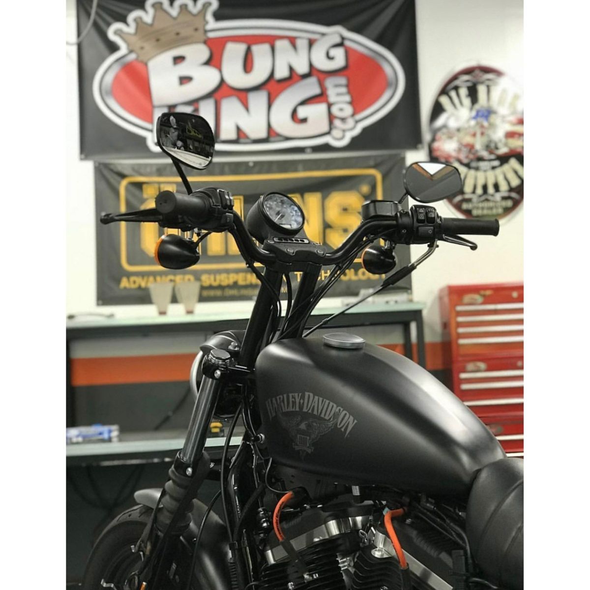 16インチ・ワンピース ストレートライザー (グロスブラック)1