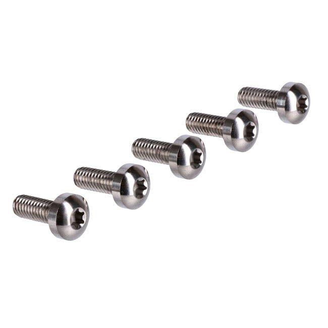 ハーレー フロントローター ボルトセット シルバー Screws4Bikes