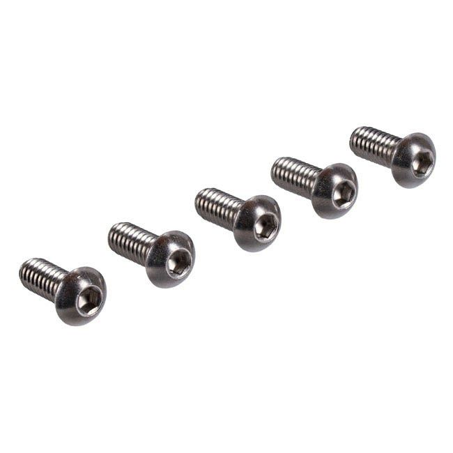 M8 ソフテイル ラウンドエアクリーナーカバー マウントボルト シルバー Screws4Bikes