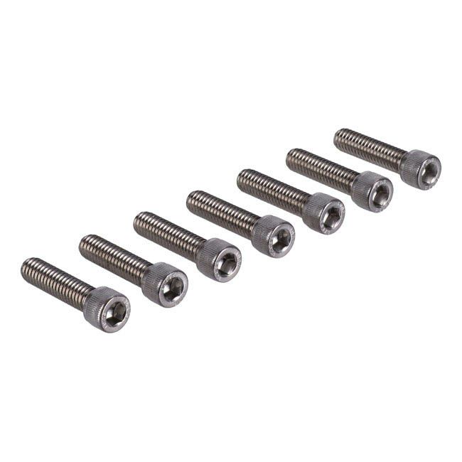 M8 ソフテイル フロントフォークブラケット ボルト シルバー Screws4Bikes