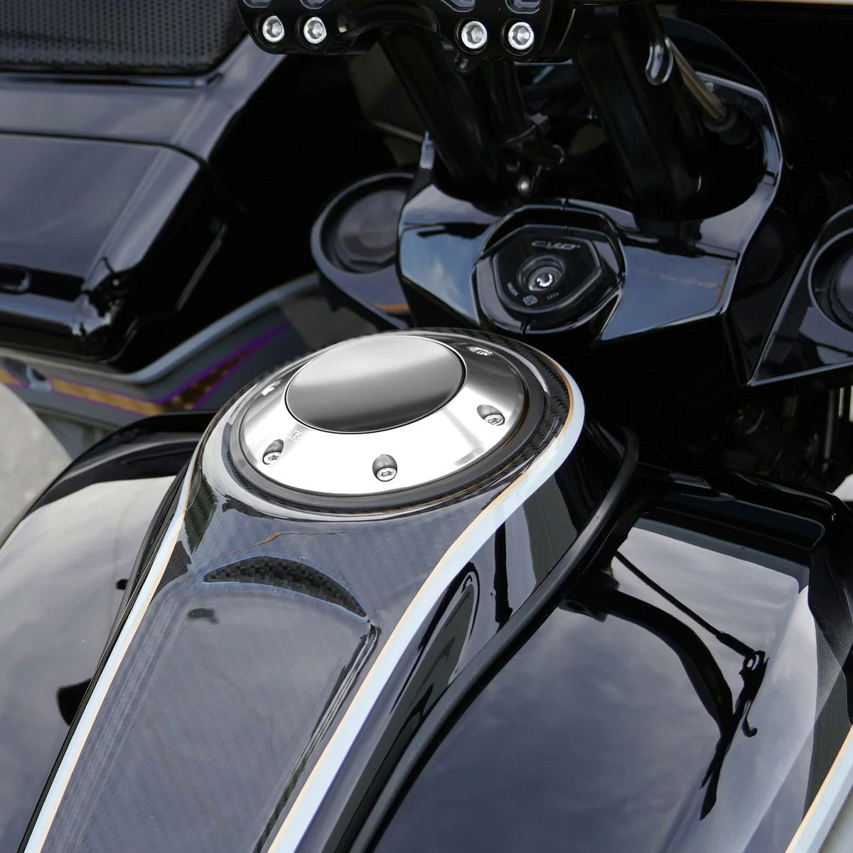 ポップアップ・ガスキャップ (クローム)