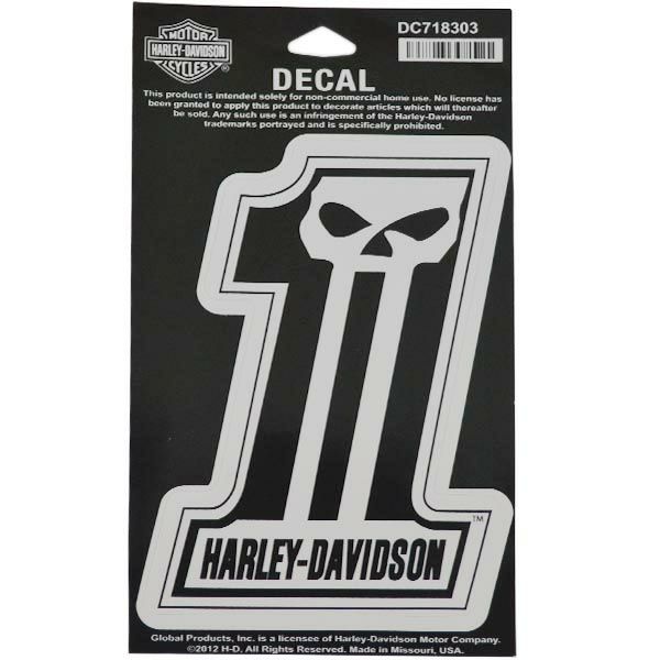 Number One Skull デカール-01