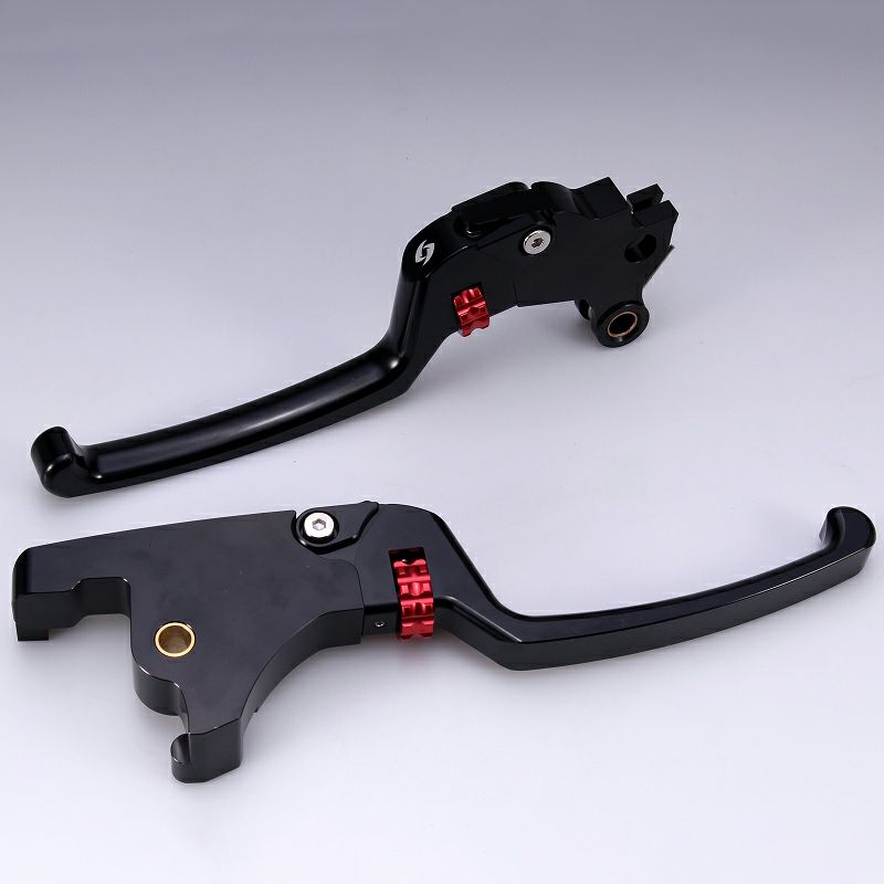 アジャスタブルレバーセット スタンダードタイプ (ブラック/レッド)1