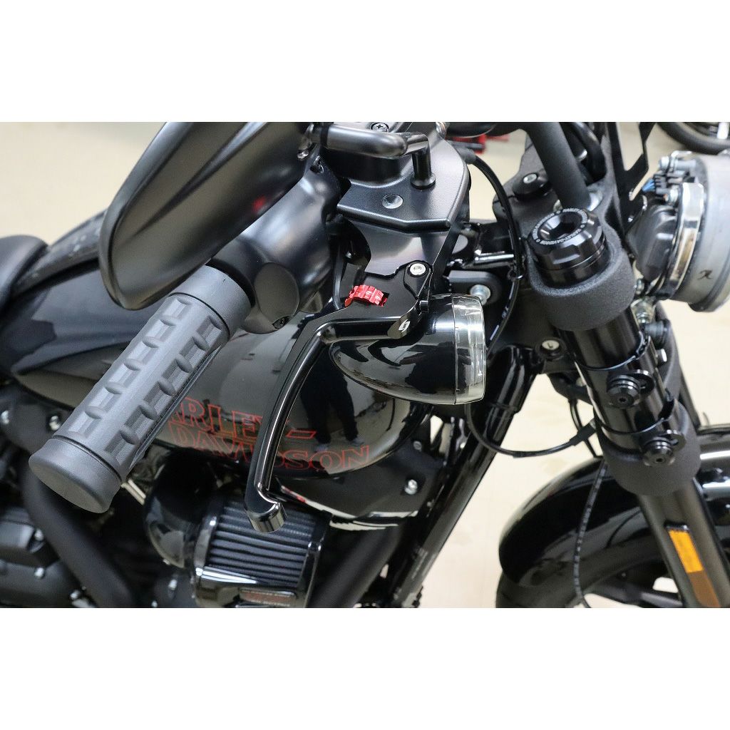 アジャスタブルレバーセット スタンダードタイプ (ブラック/レッド)2