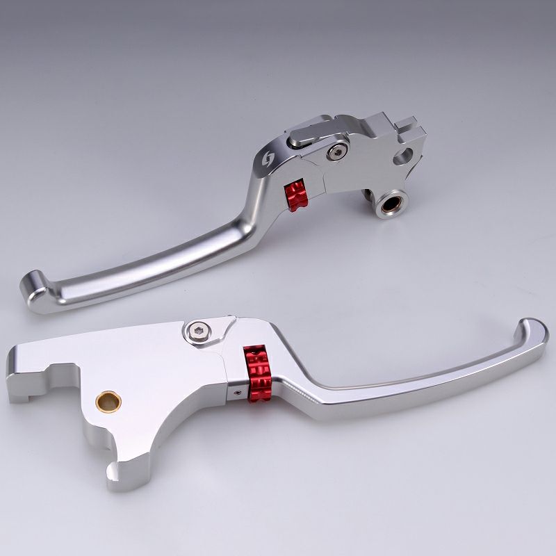 アジャスタブルレバーセット スタンダードタイプ (シルバー/レッド)1