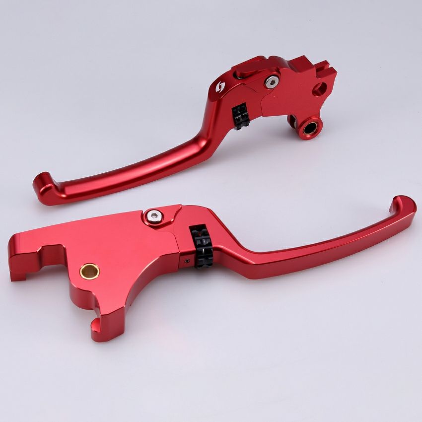 アジャスタブルレバーセット スタンダードタイプ (レッド/ブラック)1