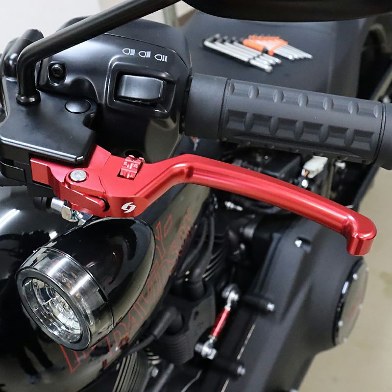 アジャスタブルレバーセット スタンダードタイプ (レッド/レッド)