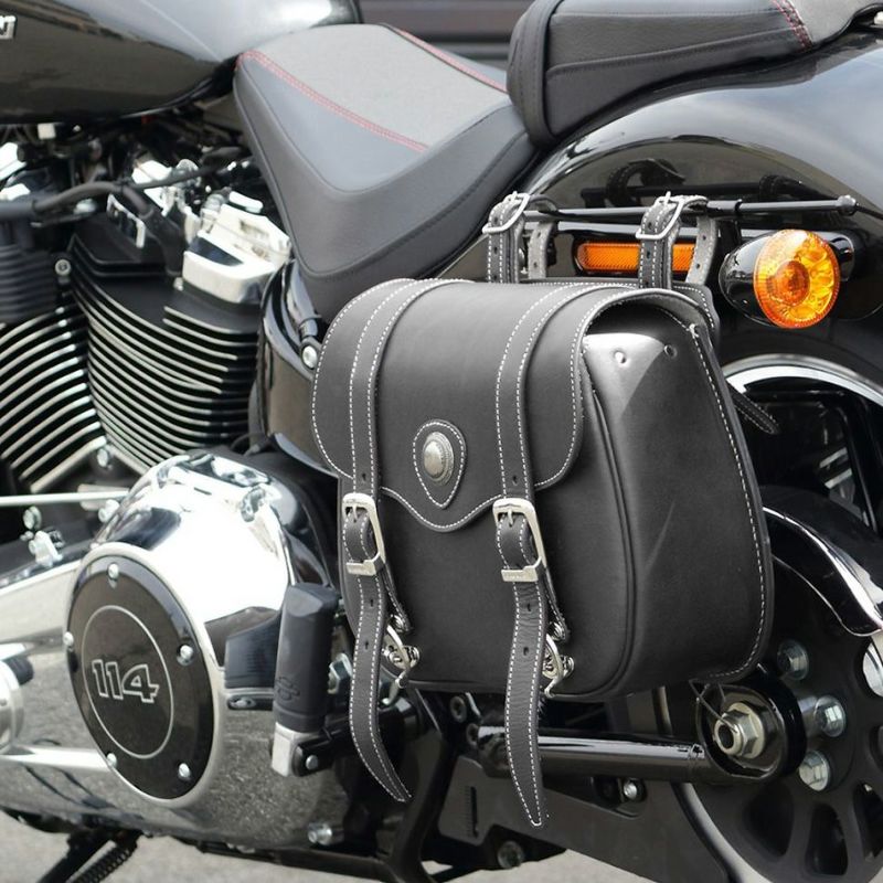 デグナー PRSB-3C レザーサドルバッグ 7.5L (ブラック)