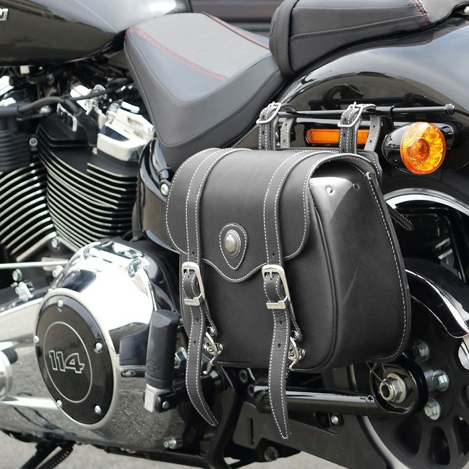 デグナー PRSB-3C レザーサドルバッグ 7.5L (ブラック)