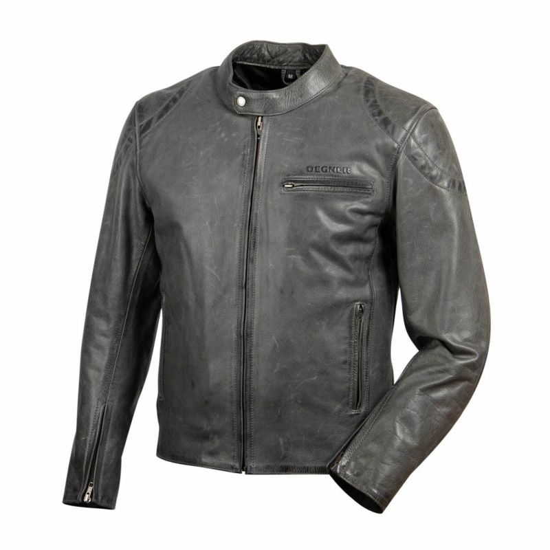 DEGNER デグナー ウインター レザー インナー付き ジャケット グレー