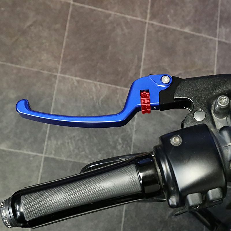 スポーツスター アジャスタブルレバーセット スタンダードタイプ (ブルー/レッド)