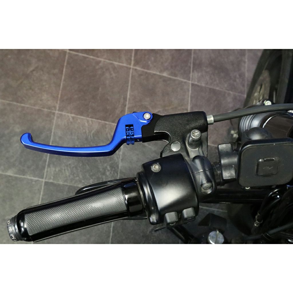 スポーツスター アジャスタブルレバーセット スタンダードタイプ (ブルー/ブルー)2