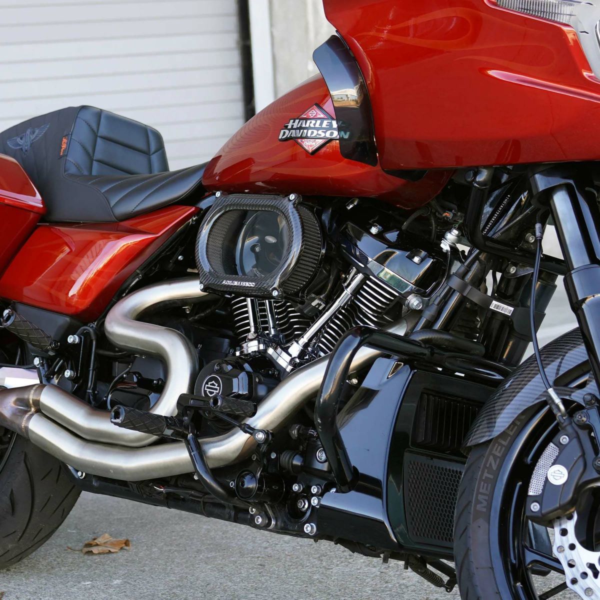 2024以降 ツーリング、2025以降 ソフテイル メソッド・オーバルエアクリーナー (カーボンファイバー)3