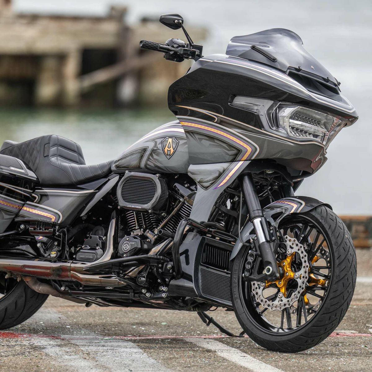 2024以降 ツーリング、2025以降 ソフテイル ステージ2・オーバルエアクリーナー (カーボンファイバー)4