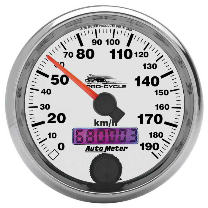 AutoMeter スピードメーター　2-5/8インチ　ホワイトパネル-01