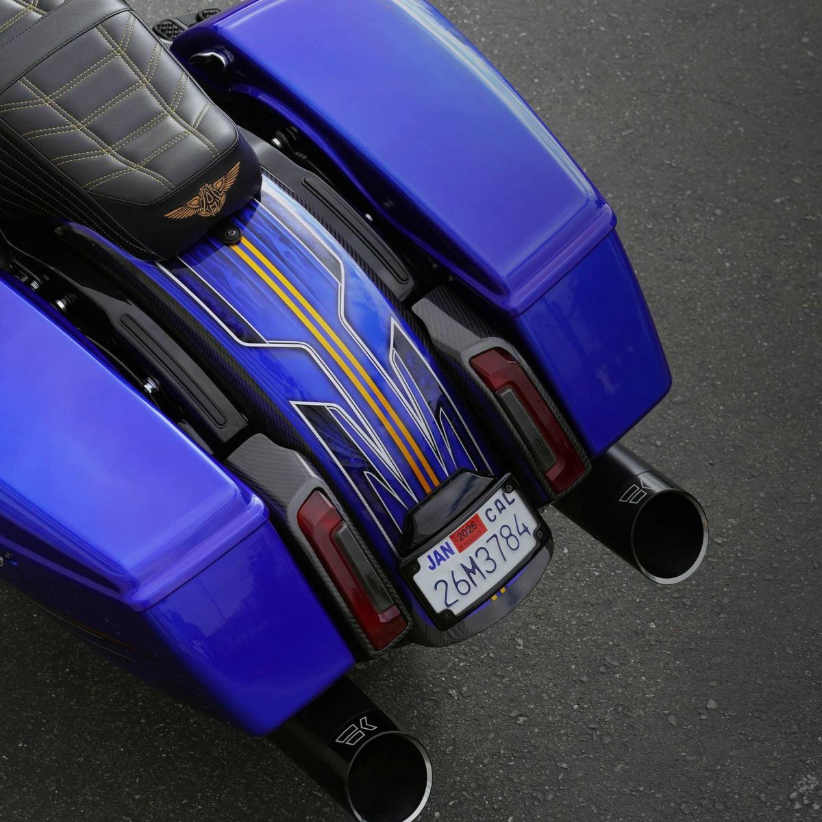 カーボンファイバー・テールライトカバー 2024以降 ツーリング5