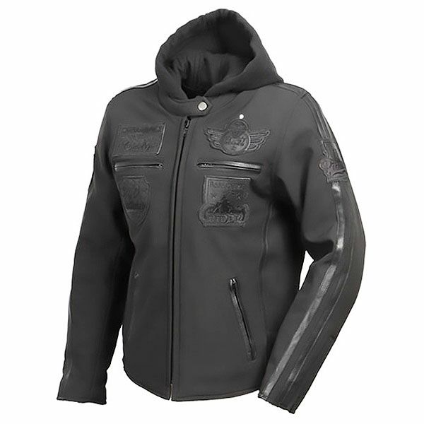 DEGNER デグナー レディース ウインター フード付き ソフトシェル ジャケット ブラック