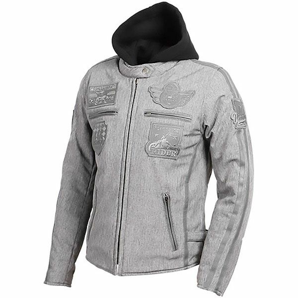 DEGNER デグナー レディース ウインター フード付き ソフトシェル ジャケット グレー