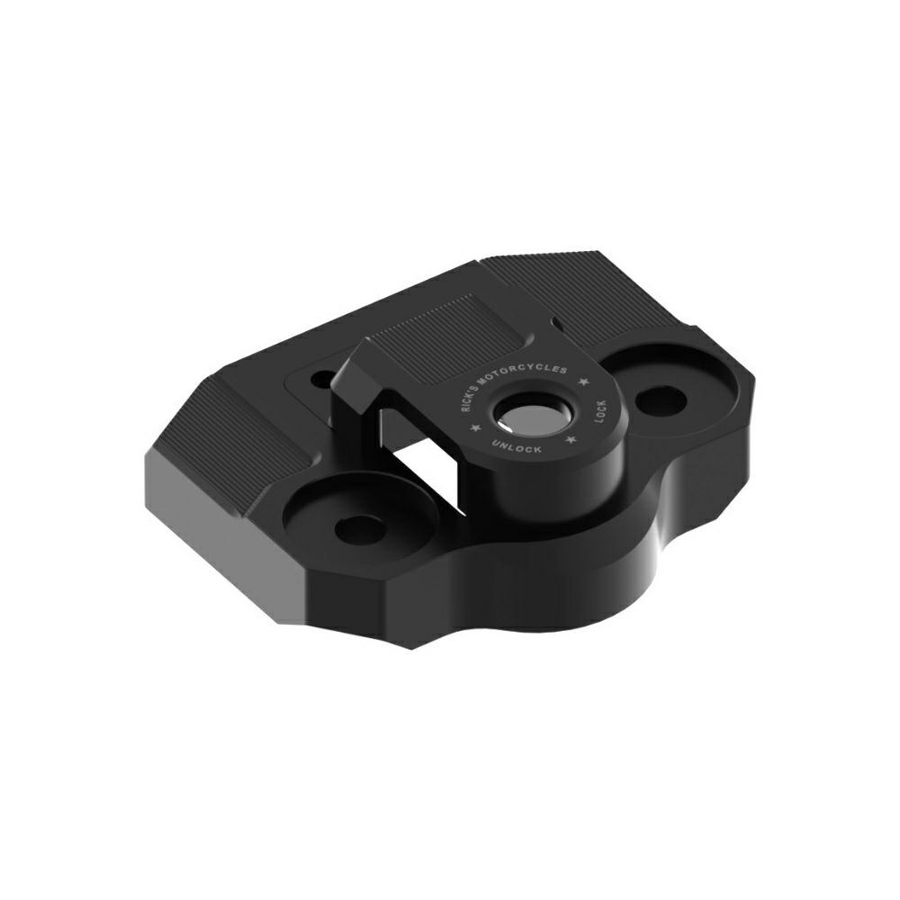 2024以降 ロードグライド ライザーリロケーション・プレート (ブラック)