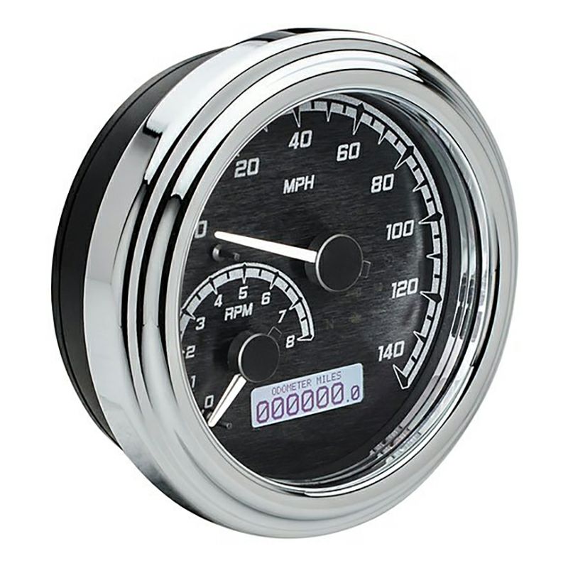 MVXシリーズ 4.5インチ メーター (ブラックxグレー/クローム)