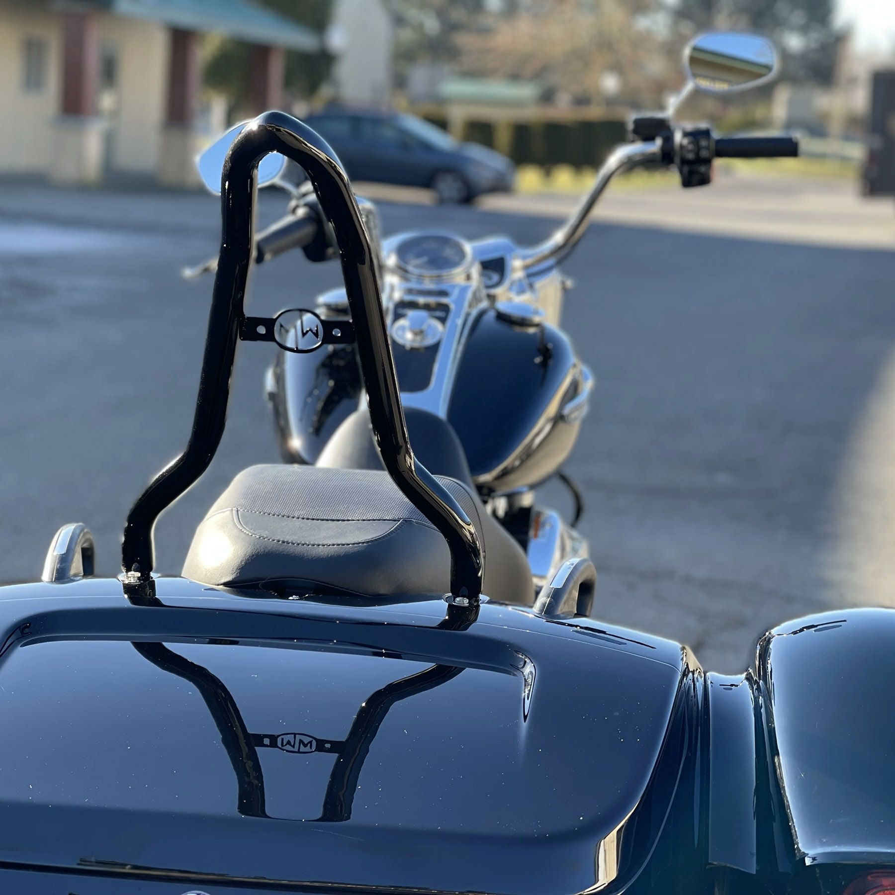  2017以降 フリーホイーラー、ロードグライド3 デタッチャブル・シーシーバー (グロスブラック)