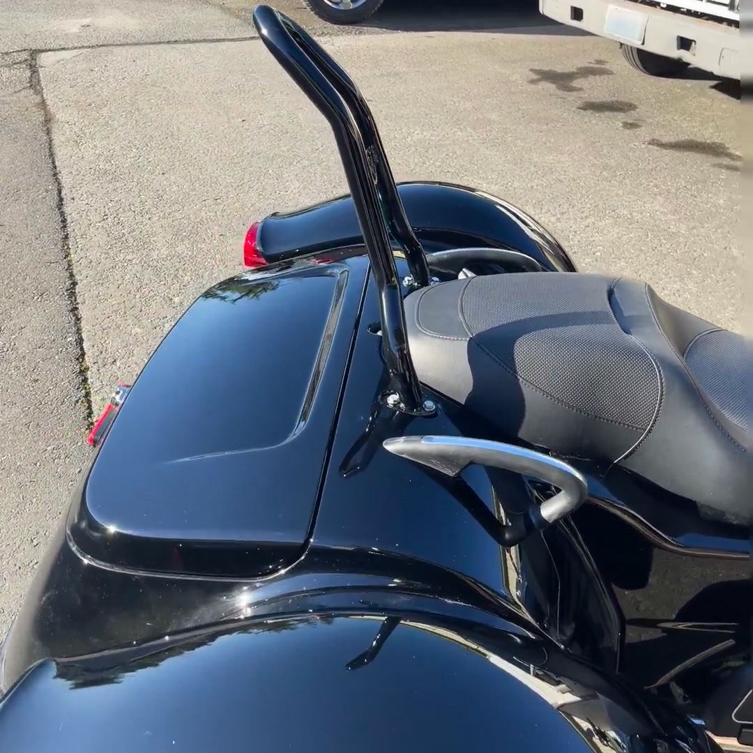  2017以降 フリーホイーラー、ロードグライド3 デタッチャブル・シーシーバー (グロスブラック)2