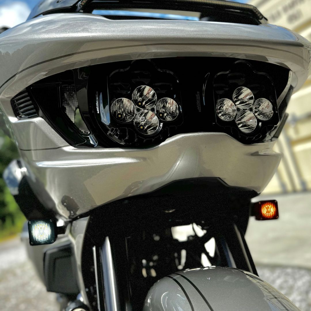 シャークデーモン 2眼LEDヘッドライトキット (ホワイト/ホワイト)2