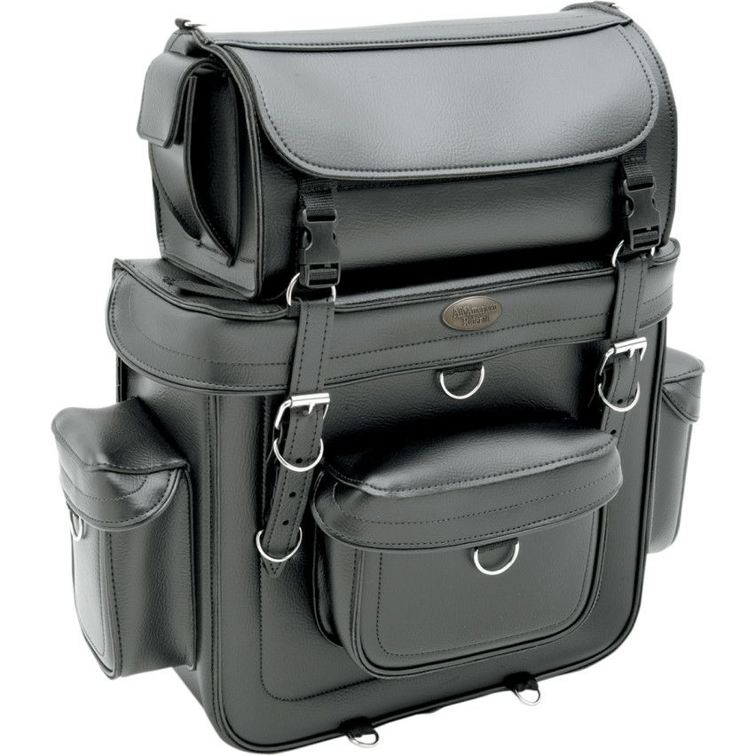 All American Rider WEEKENDER シーシーバー ツーリングバッグ　プレーン-02