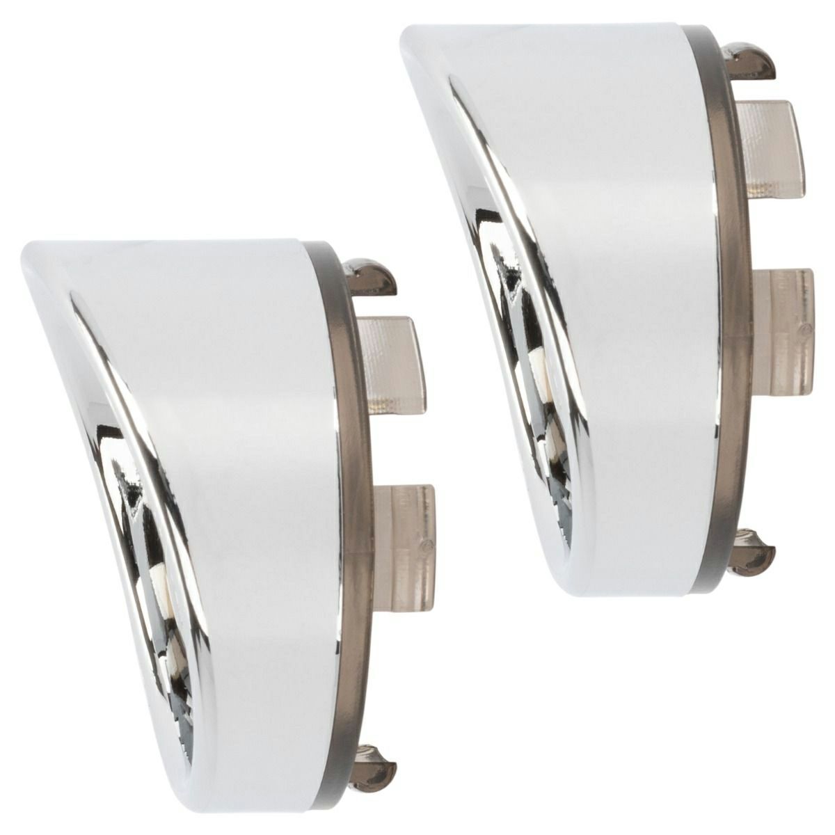 レンズ付バイザースタイル・ウィンカートリムリング (クローム/スモーク)2