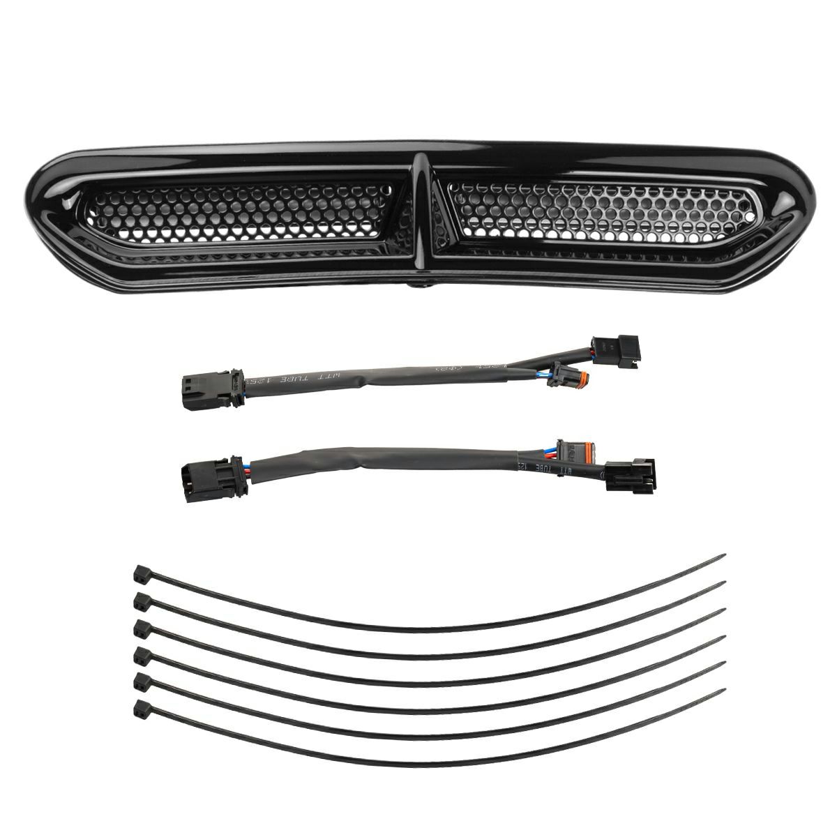 バットウィング・LEDベントインサート (ブラック)8