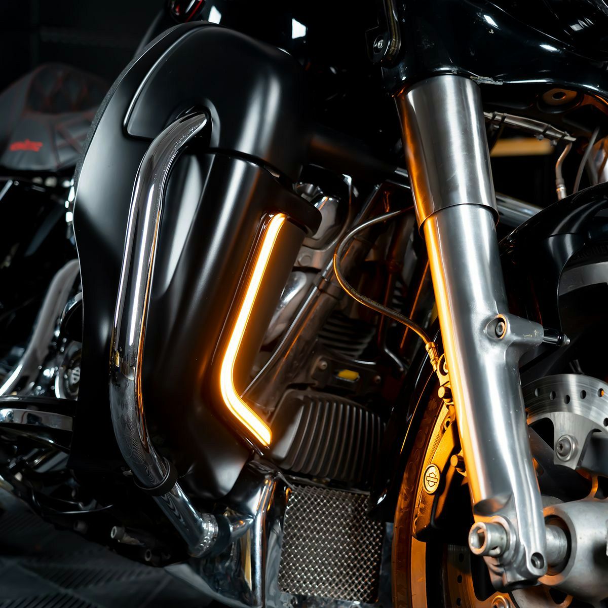 ロワーフェアリング LEDベントライト (ブラック) 3