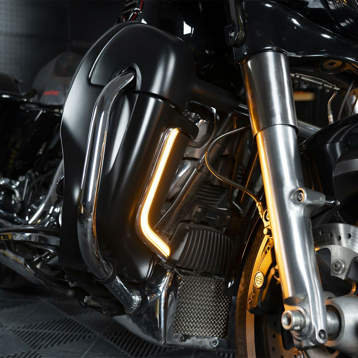 ロワーフェアリング LEDベントライト (クローム)2