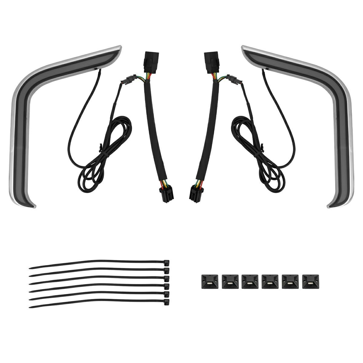 ロワーフェアリング LEDベントライト (クローム)6