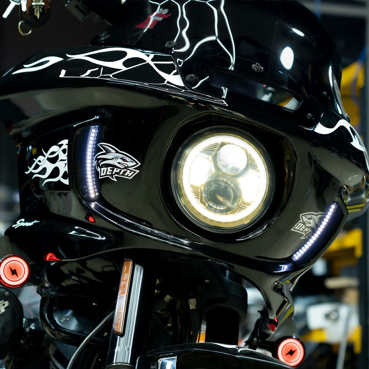 LEDベントライト (ブラック)