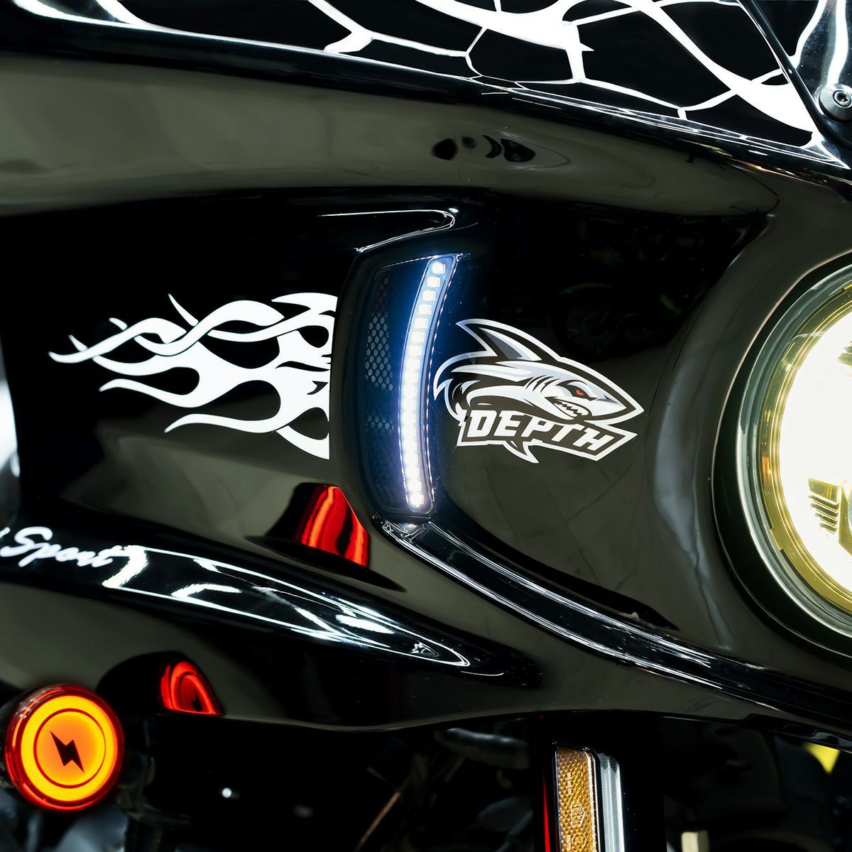 LEDベントライト (ブラック)2