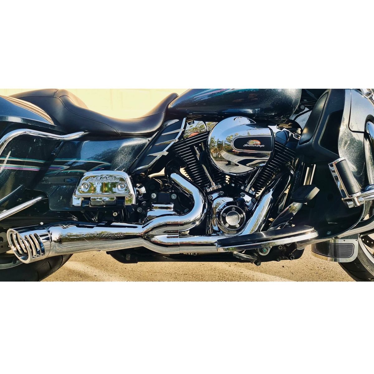 ターンアウト 2-1フルエキゾーストマフラー (クローム)1