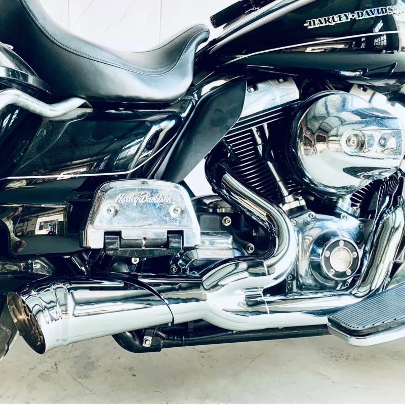 ショート 2-1フルエキゾーストマフラー (クローム)