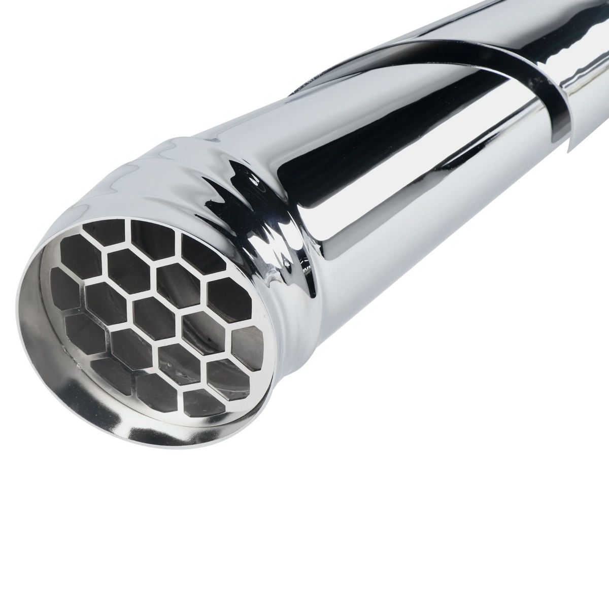 ショート 2-1フルエキゾーストマフラー (クローム)3