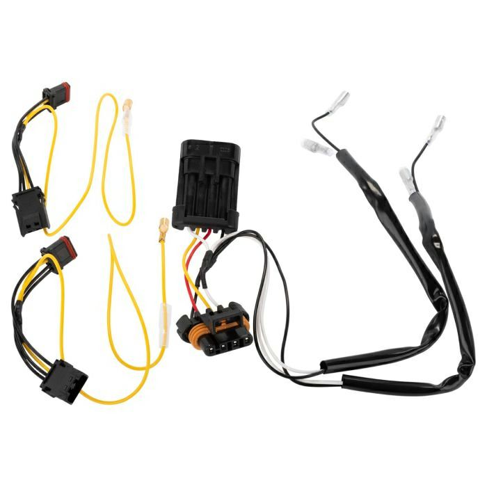 LEDウィンカー内蔵 バットウィングフェアリング (ビビッドブラック)6