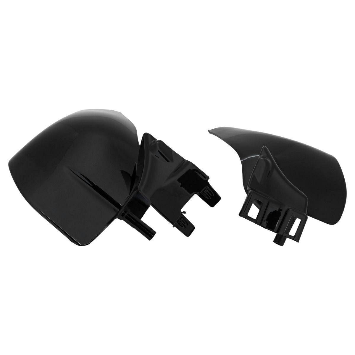 M8ソフテイル エアデフレクター (ビビッドブラック)5