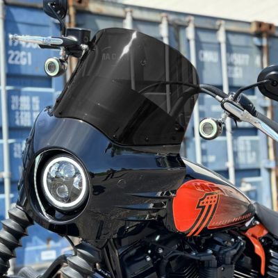 ついに正式発売 FXLRS 専用 クォーターフェアリング リップ付きセット SM ハーレー フェアリング